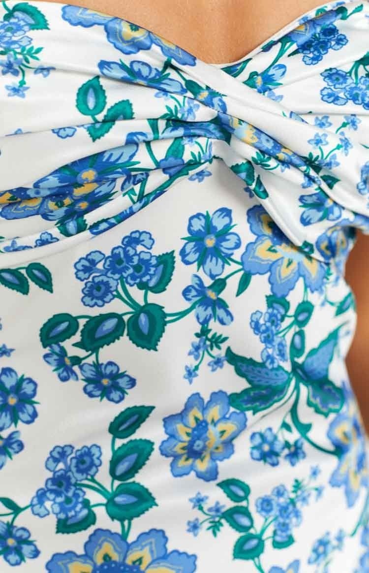 Guadalupe® | Printed Maxi Tube Dress With Knot Detail - Image 6