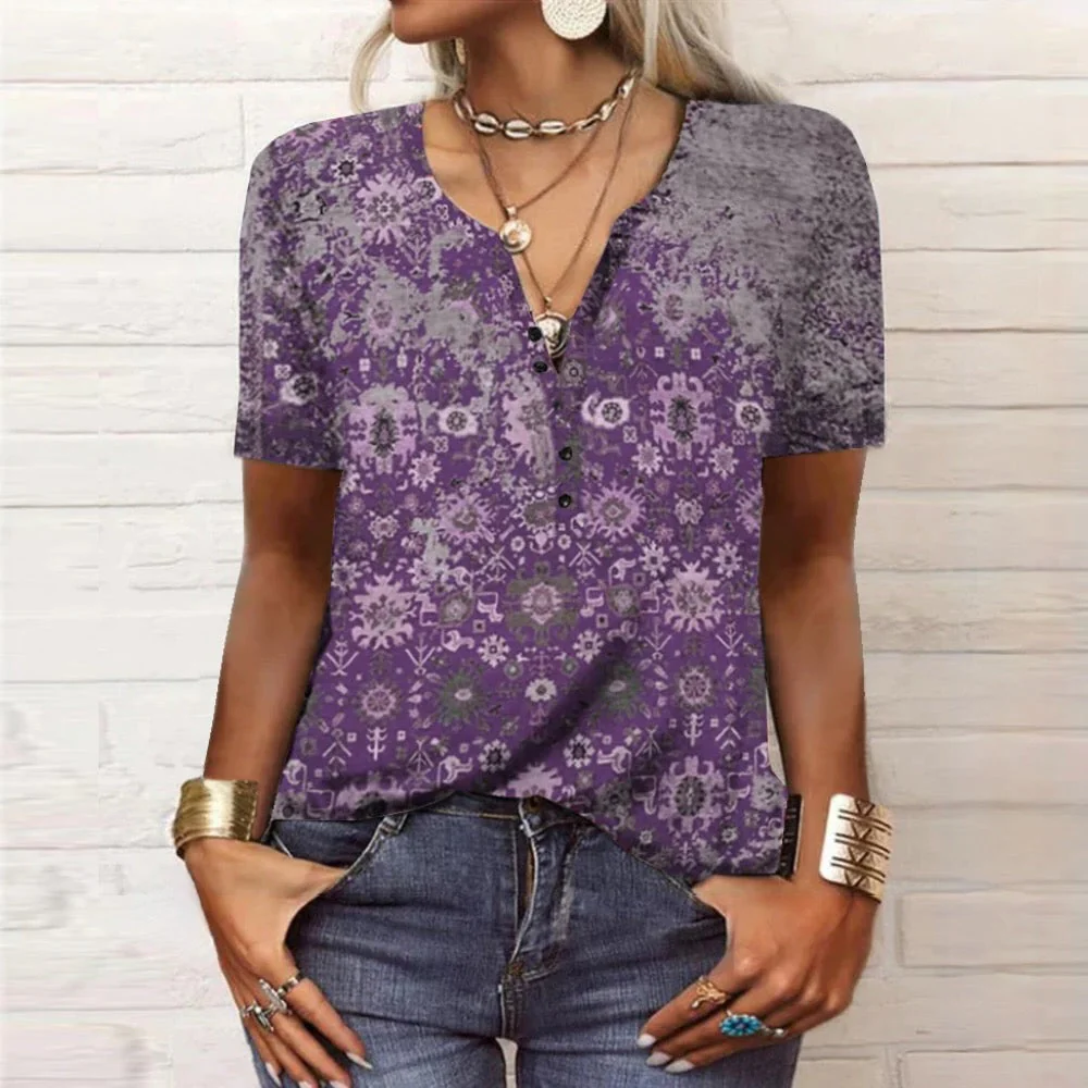 Guadalupe® | Printed Summer Blouse - Image 2
