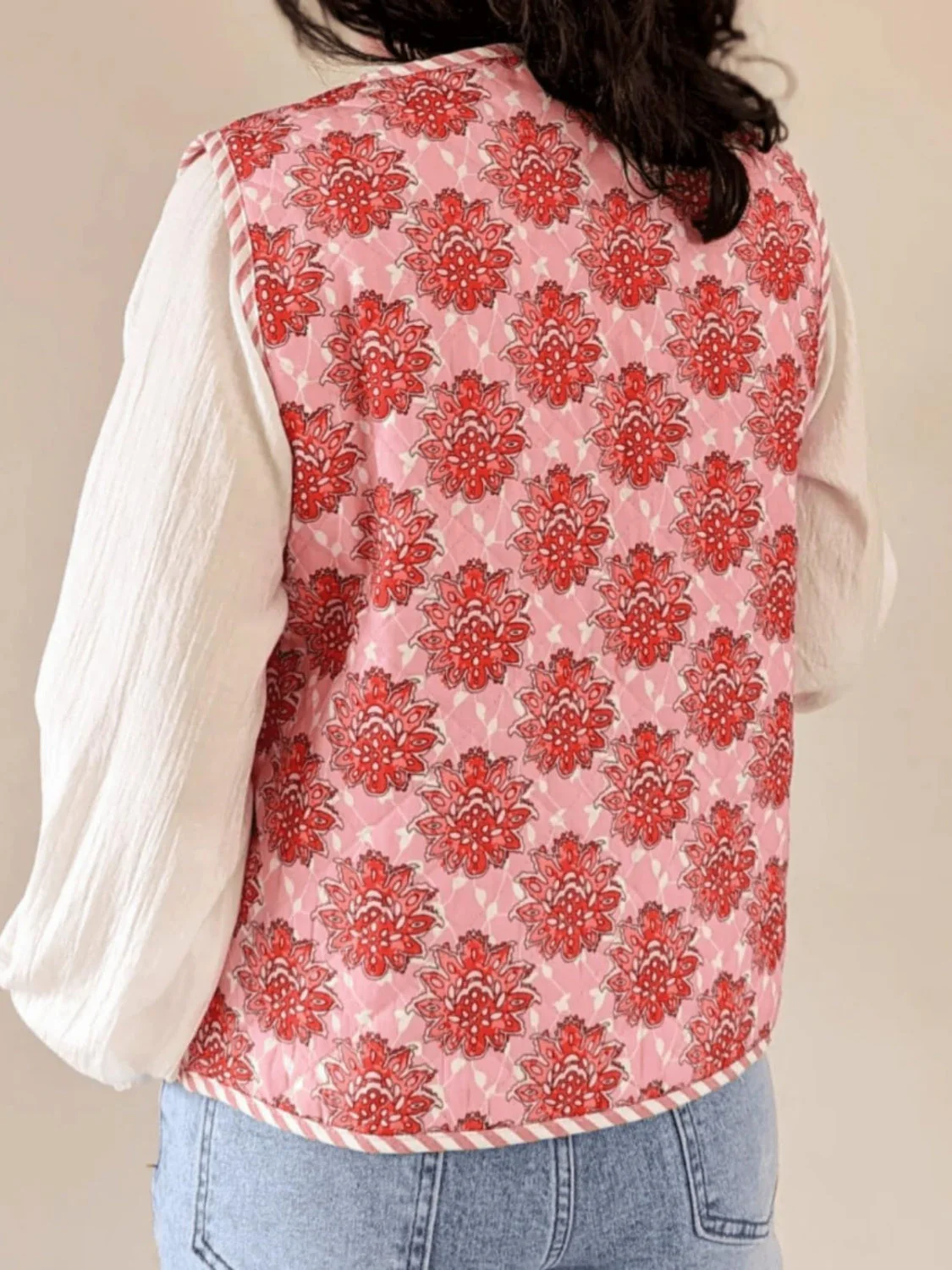 Guadalupe | Tied sleeveless vest coat - Image 2
