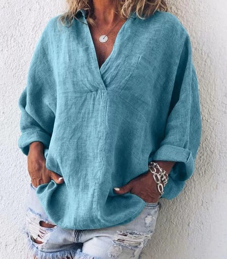 Guadalupe | Soft and fashionable long sleeve blouse - Image 3