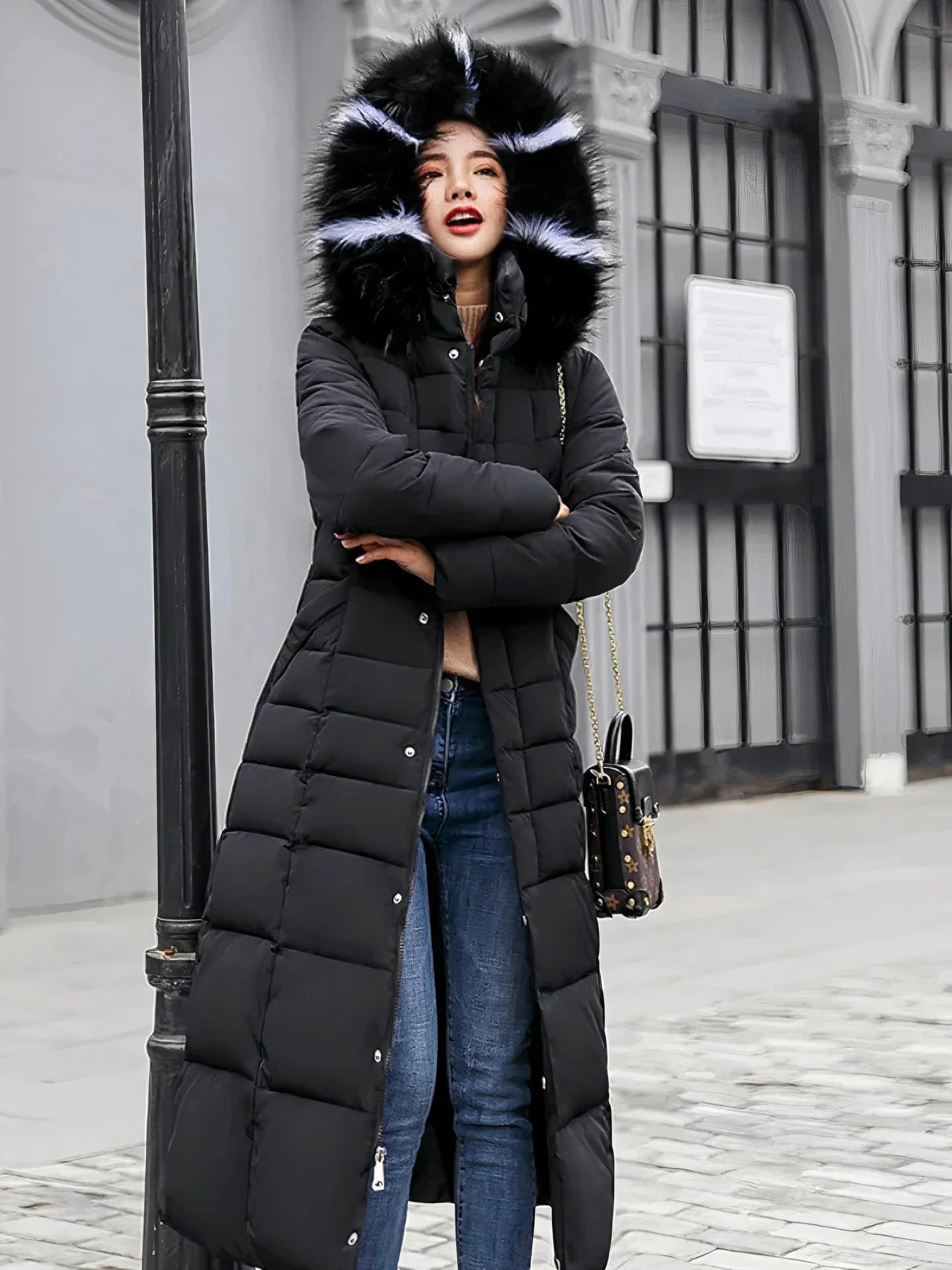 Guillermina | Long and warm winter coat for women - Image 2
