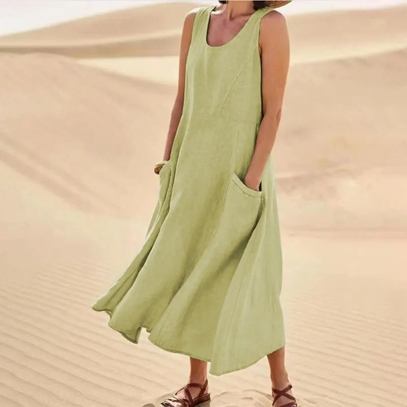 Gundisalva® | Sleeveless Dress With Pockets - Image 4