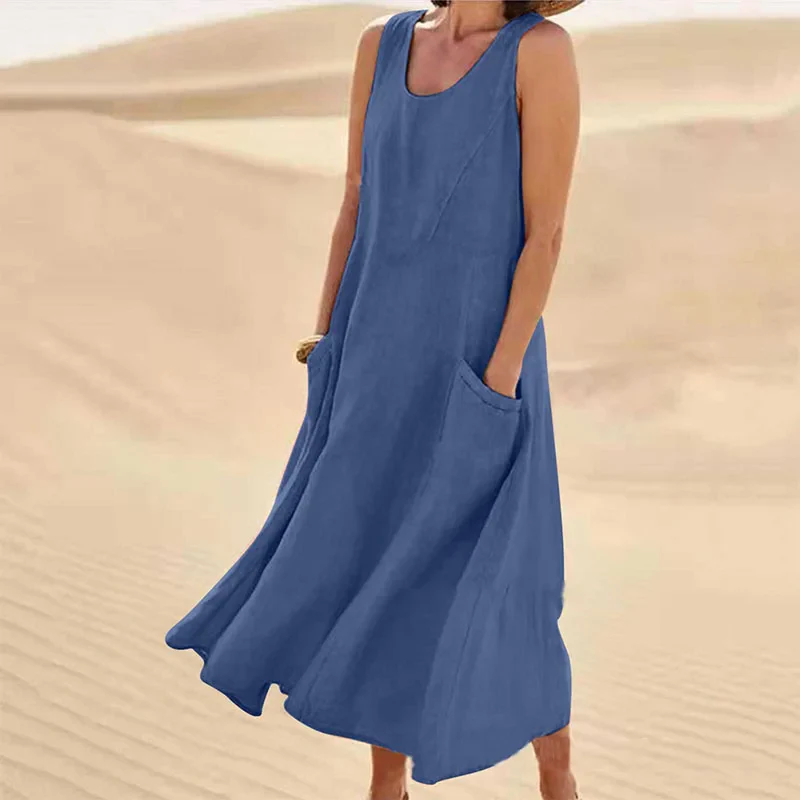Gundisalva® | Sleeveless Dress With Pockets - Image 5