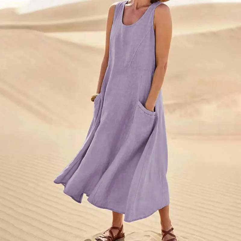 Gundisalva® | Sleeveless Dress With Pockets - Image 6
