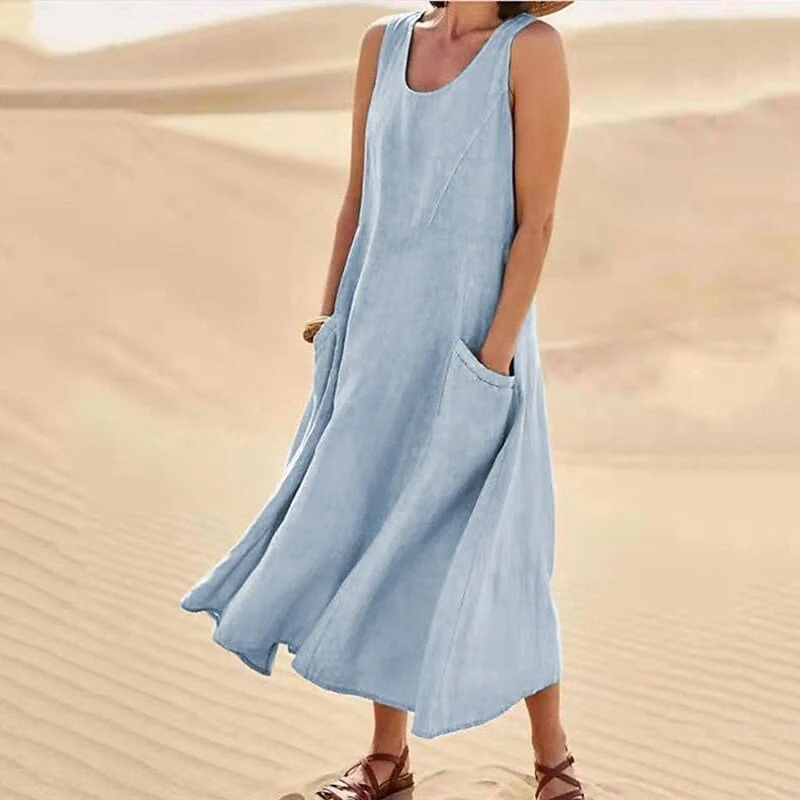 Gundisalva® | Sleeveless Dress With Pockets - Image 9