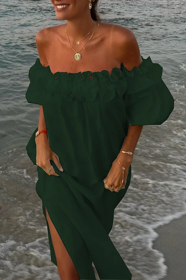 Halima® | Shoulder-Hugging Midi Dress - Image 4