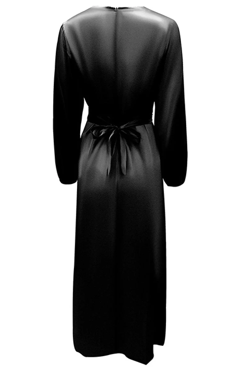 Hana | Fashion Stars Solid Patchwork O-Neck A-Line Dresses - Image 20