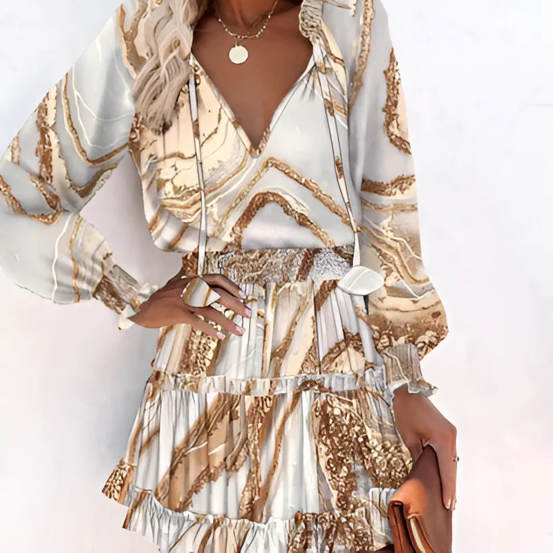 Hana® | Mini Dress Floral Chiffon - Image 3