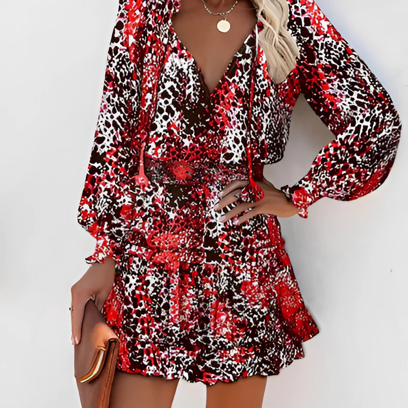 Hana® | Mini Dress Floral Chiffon - Image 4