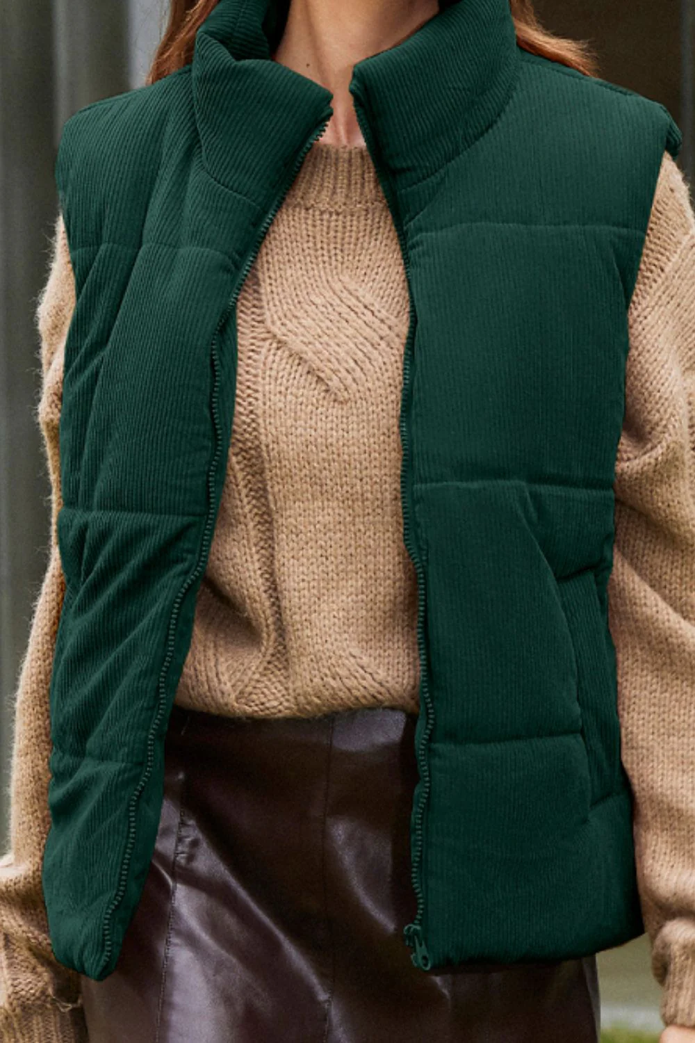 Harriet | Zip-up turtleneck sweater - Image 3