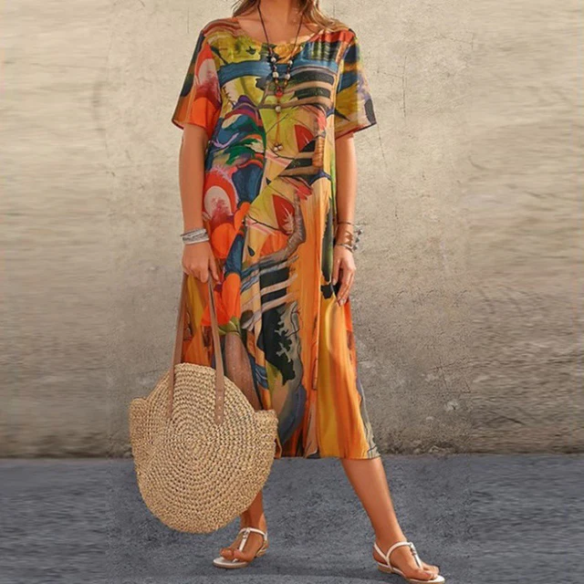 Haydée® | 3D Hand Painted Dress - Image 3