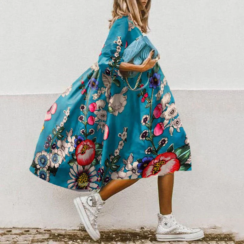 Hebe® | Elegant And Festive Printed Dress