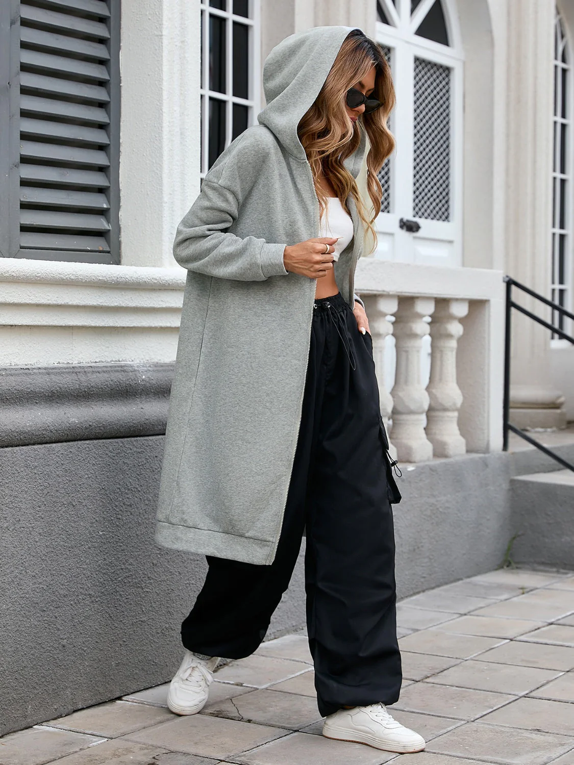 Hedwig | Long sleeve outerwear with hood and zip fastening - Image 4