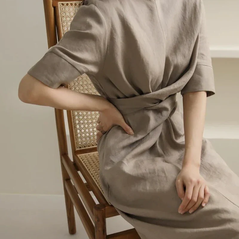 Helena® | Lange Wrap Dress Midi - Image 4