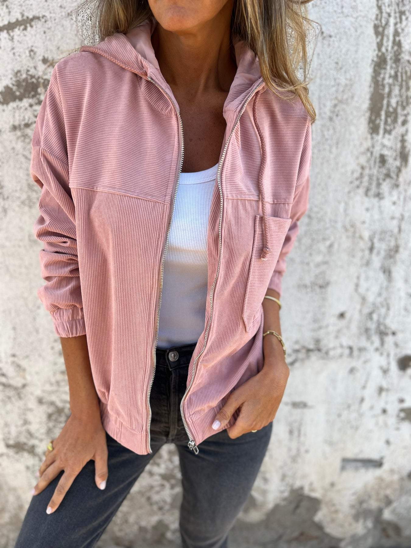 Hilda® | Leisure jacket with hood and zip - Image 3