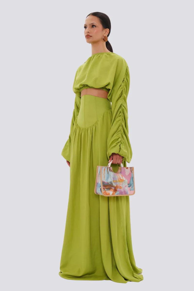 Hilda® | Long Sleeve Ruffle Skirt Set