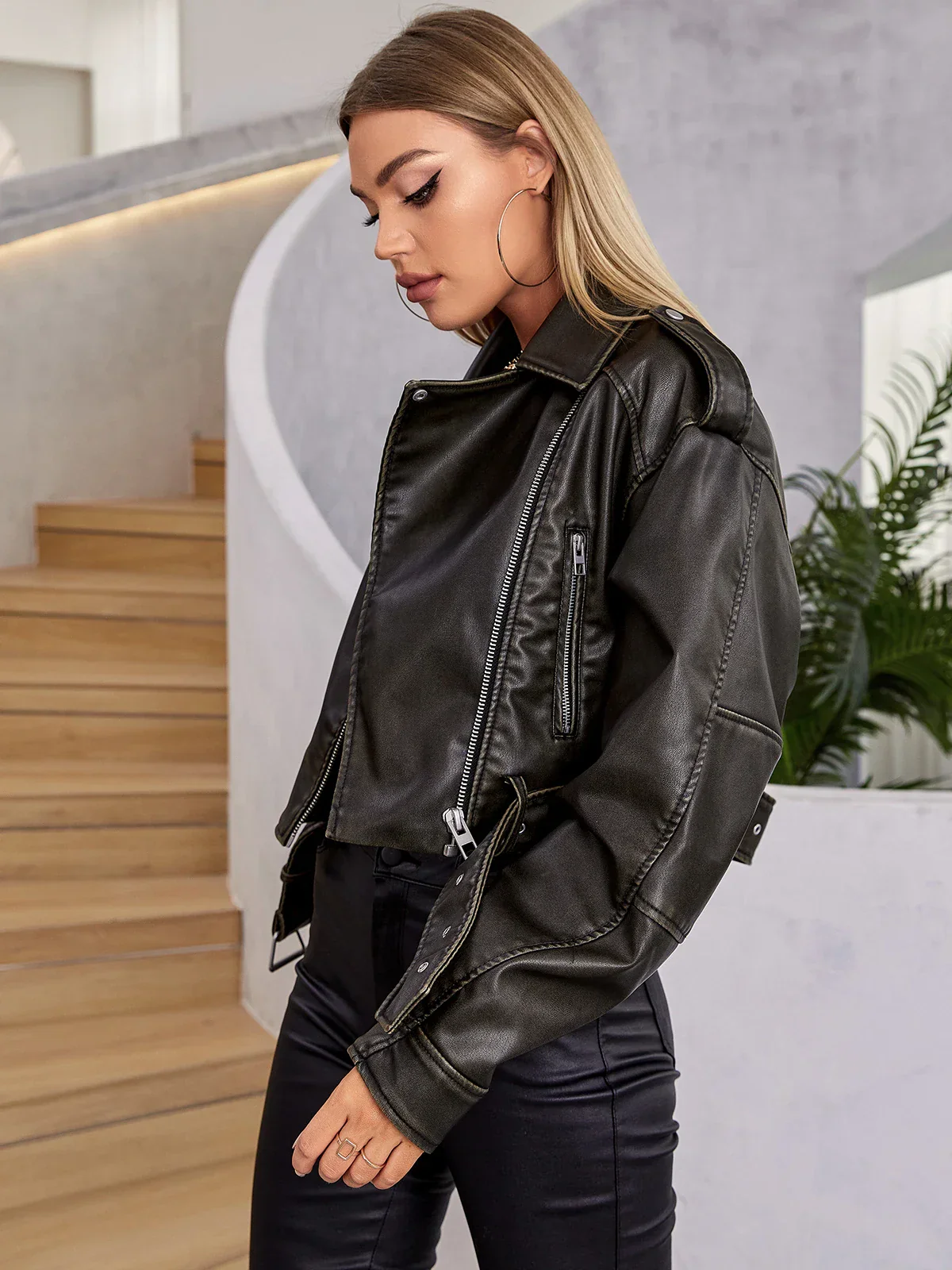 Hilda | Sophisticated leather jacket - Image 3