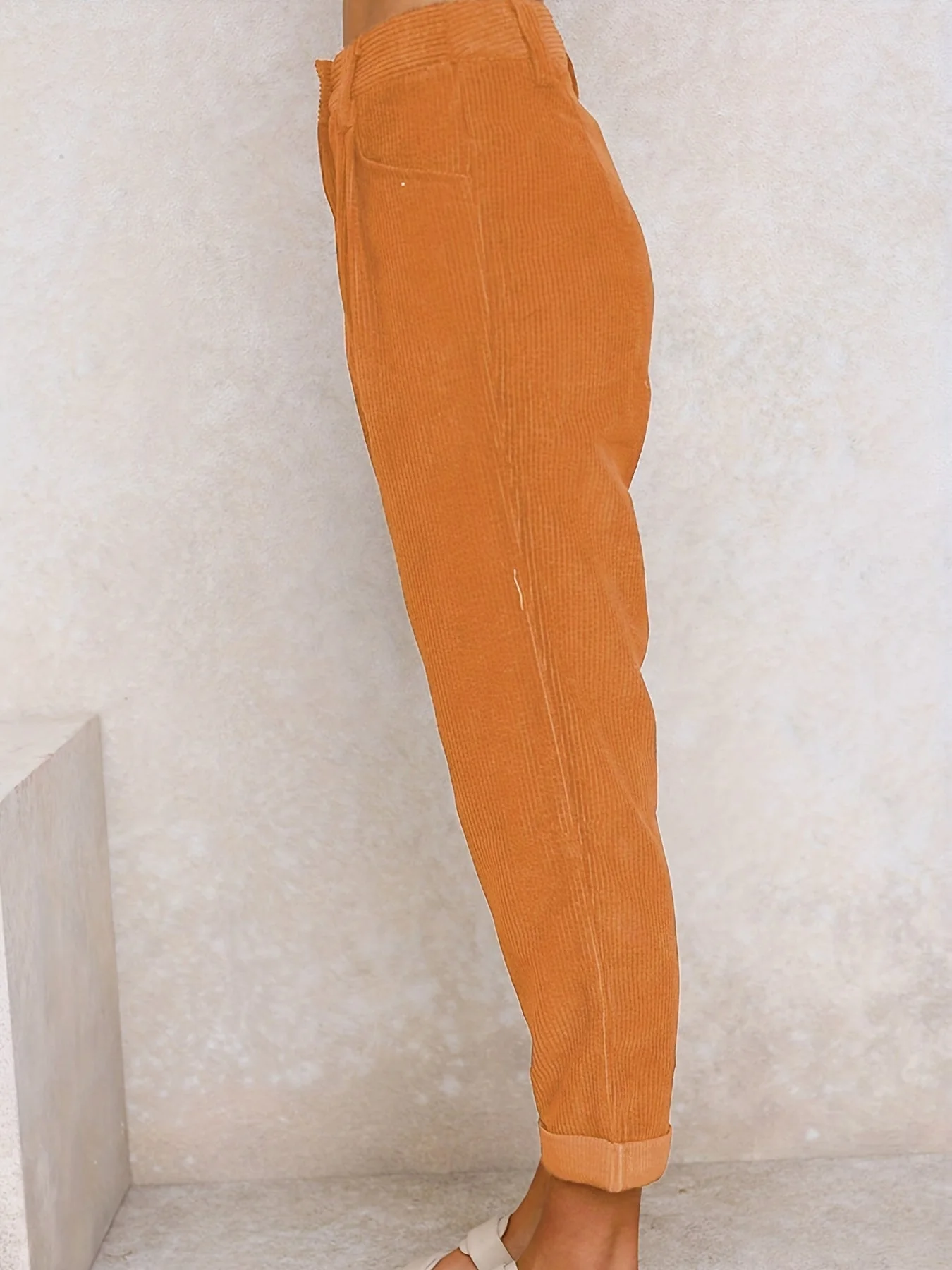 Hilda® | straight leg corduroy trousers for women - Image 8