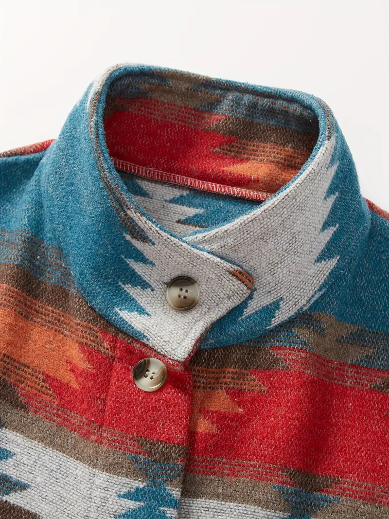 Hilda | Woven jacket with printed collar - Image 5