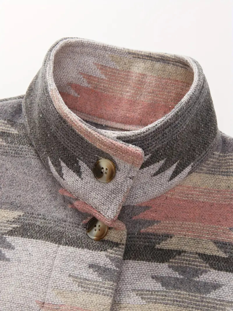 Hilda | Woven jacket with printed collar - Image 6