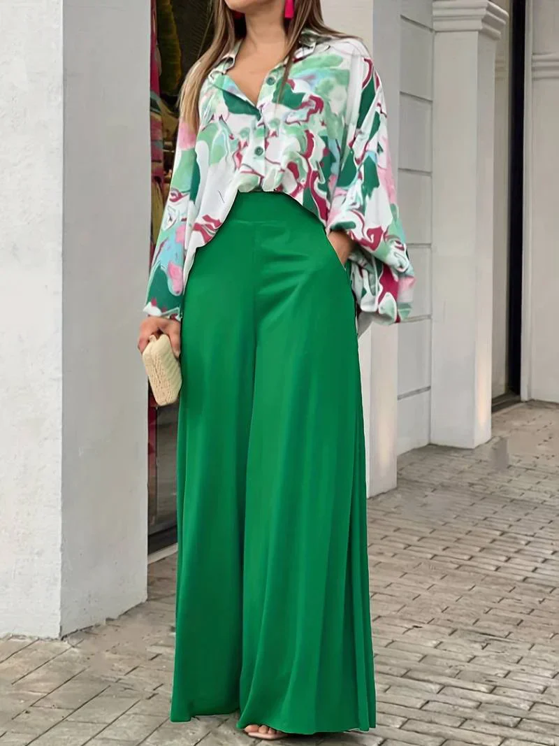 Hortensia® | Blouse & Pants Set