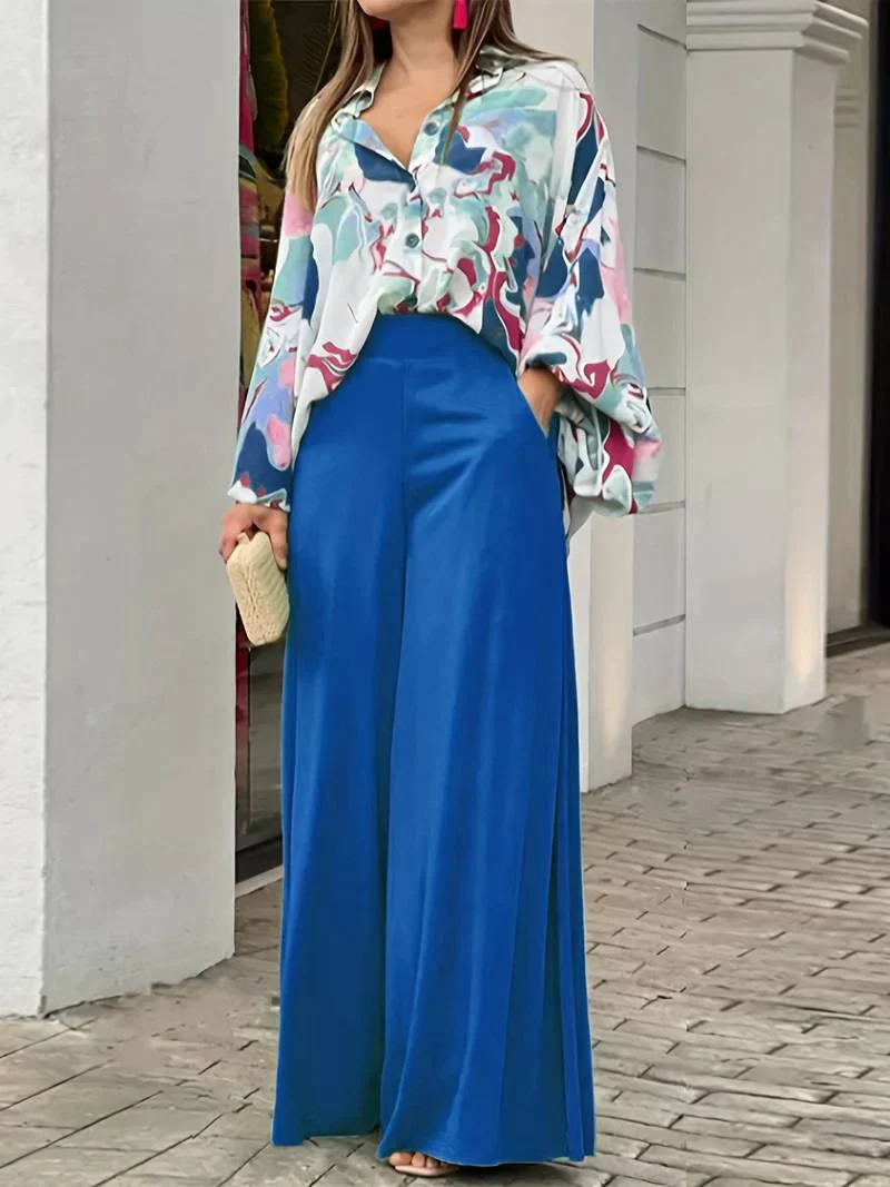 Hortensia® | Blouse & Pants Set - Image 2