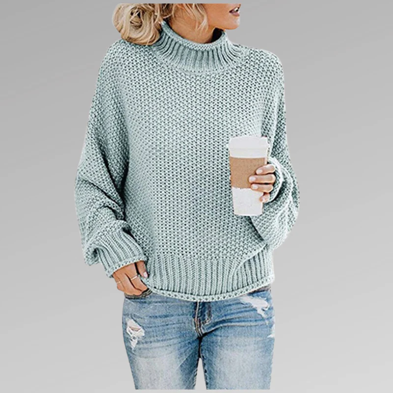 Ileana | Cozy knit turtleneck sweater - Image 2
