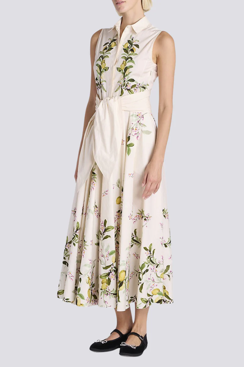 Ileana® | Sleeveless Maxi Dress With Floral Bow