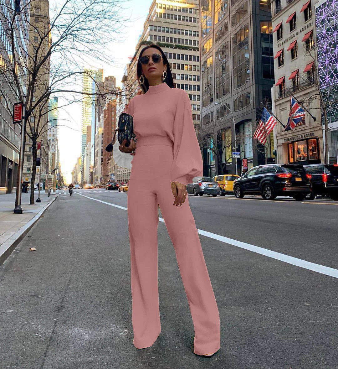 Imelda | Chic overalls with a high collar - Image 3
