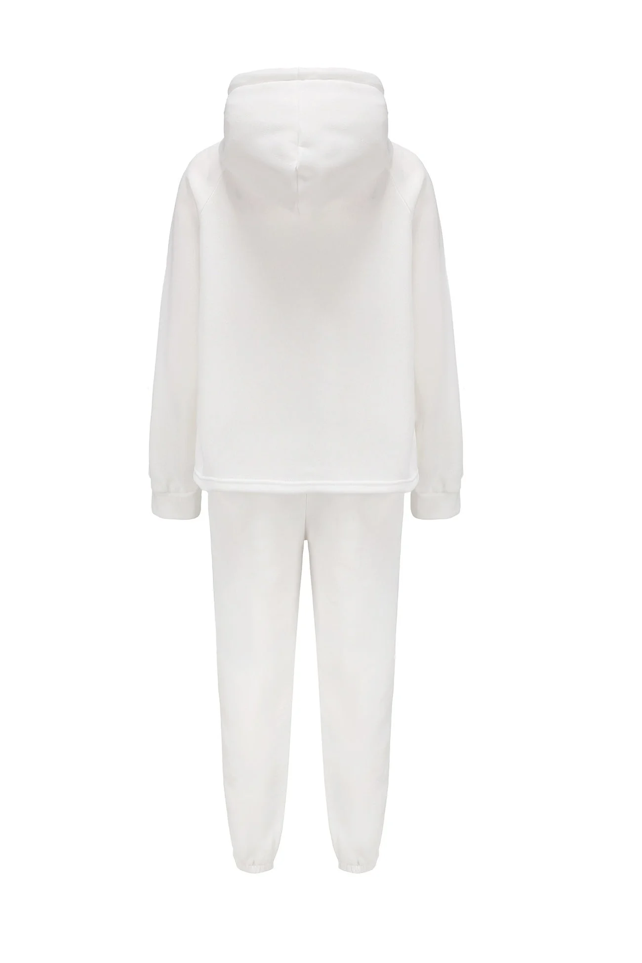 Inés | Solid color crop hoodie suits - Image 10