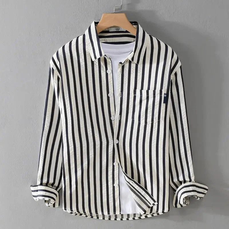 Iraia® | Casual Striped Shirt - Image 5