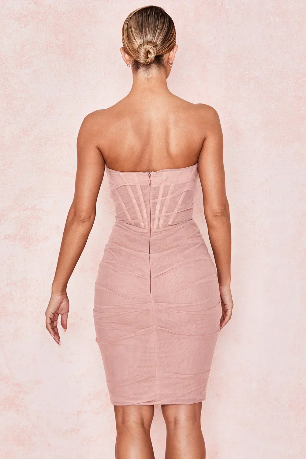 Irene® | Figure-Hugging Evening Dress With Corset Detail And Strapless Design - Image 21