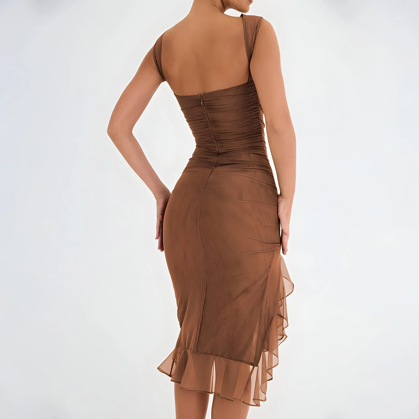 Irene® | Midi Dress With Ruffles - Image 16