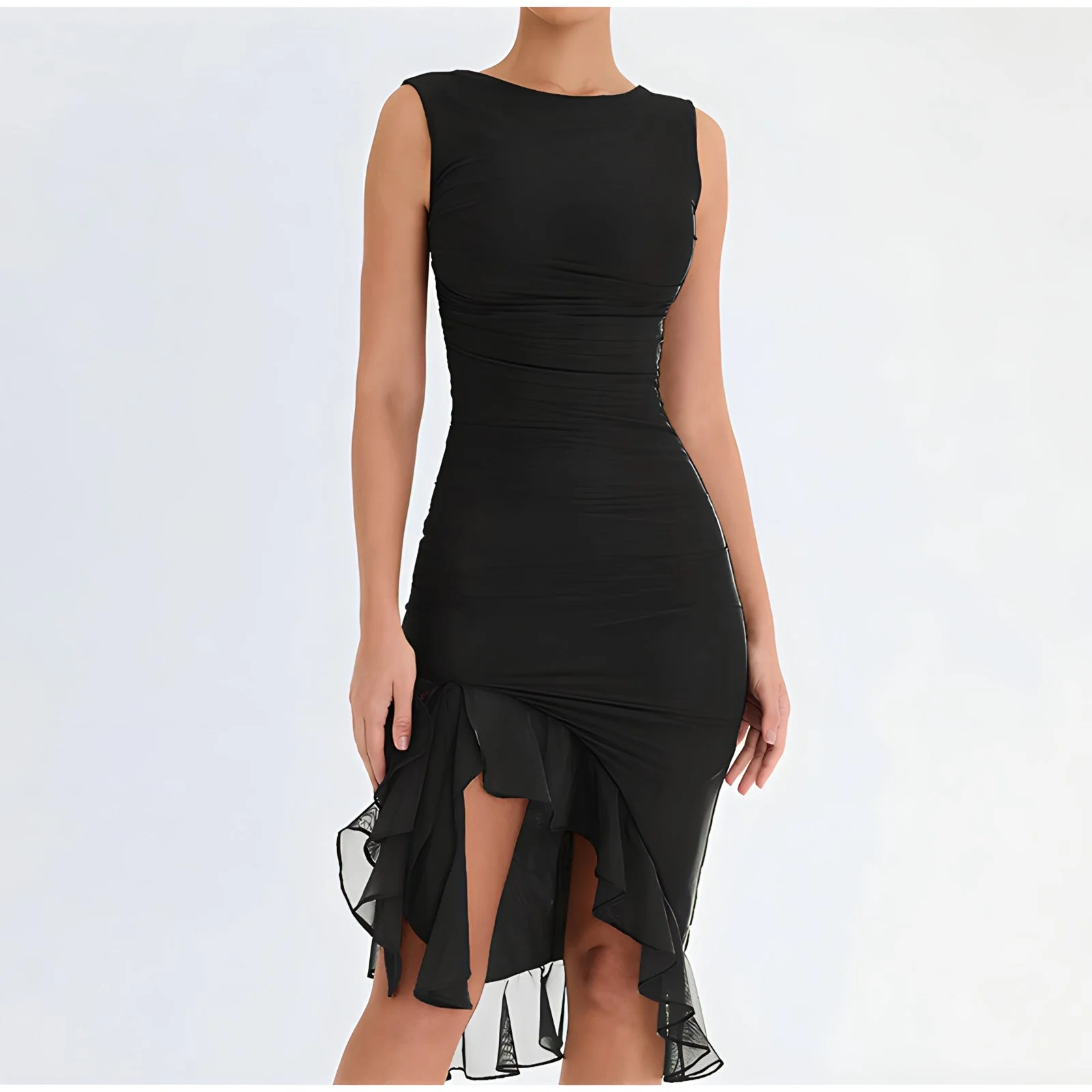 Irene® | Midi Dress With Ruffles - Image 2