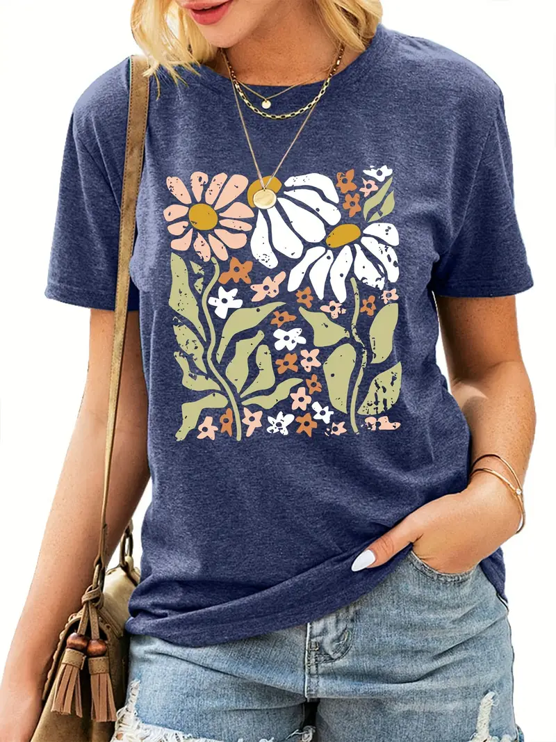 Iris® | Boho Floral Print T-Shirt