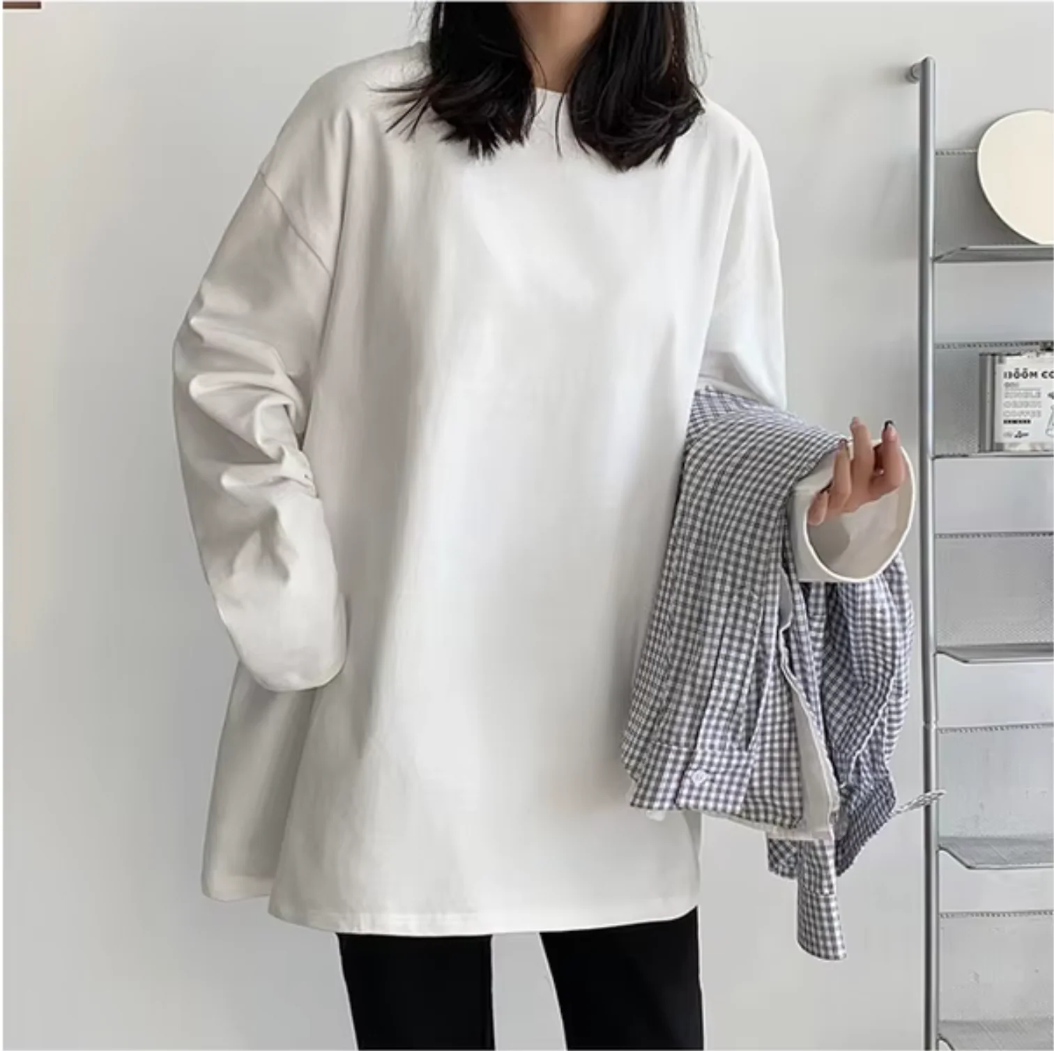 Isabel | Long sleeve cotton t-shirt