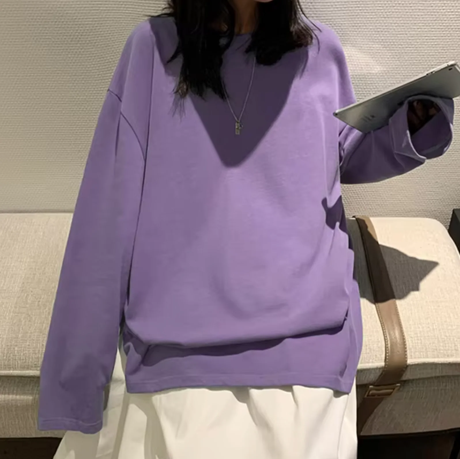 Isabel | Long sleeve cotton t-shirt - Image 10