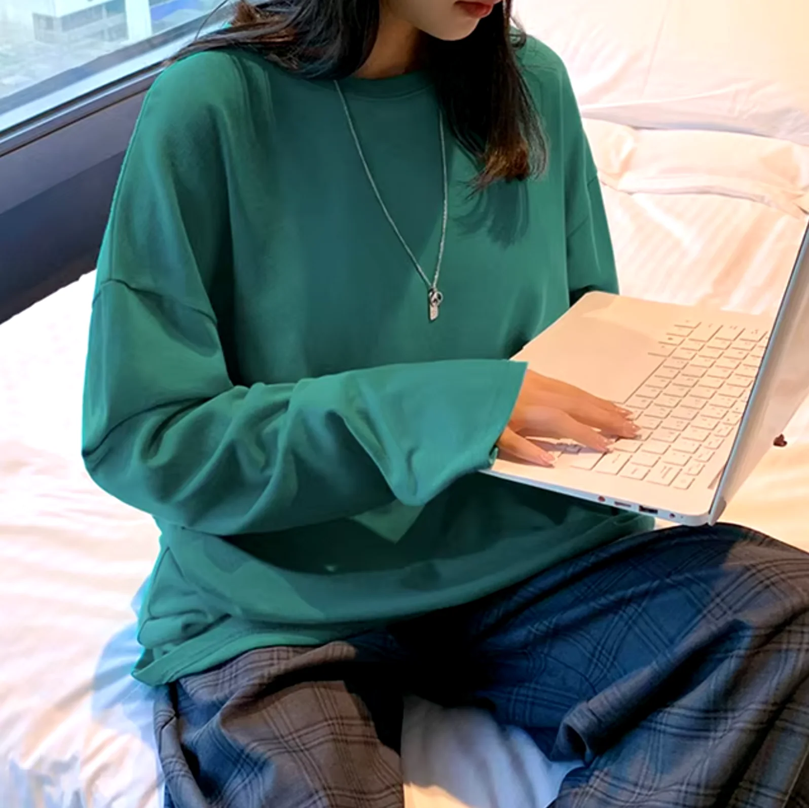Isabel | Long sleeve cotton t-shirt - Image 6