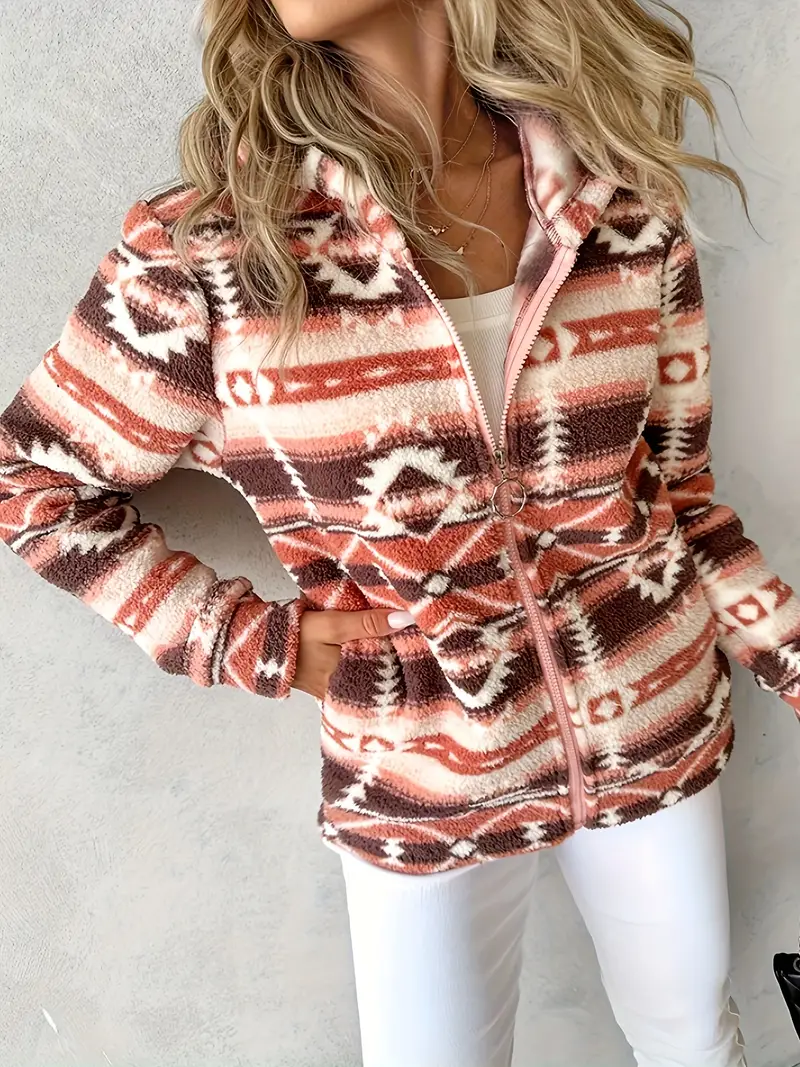 Isabel | Printed woven hooded jacket - Image 3
