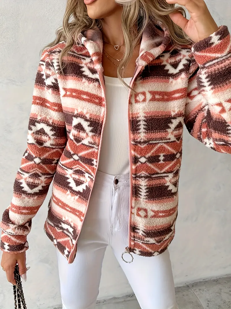 Isabel | Printed woven hooded jacket - Image 4
