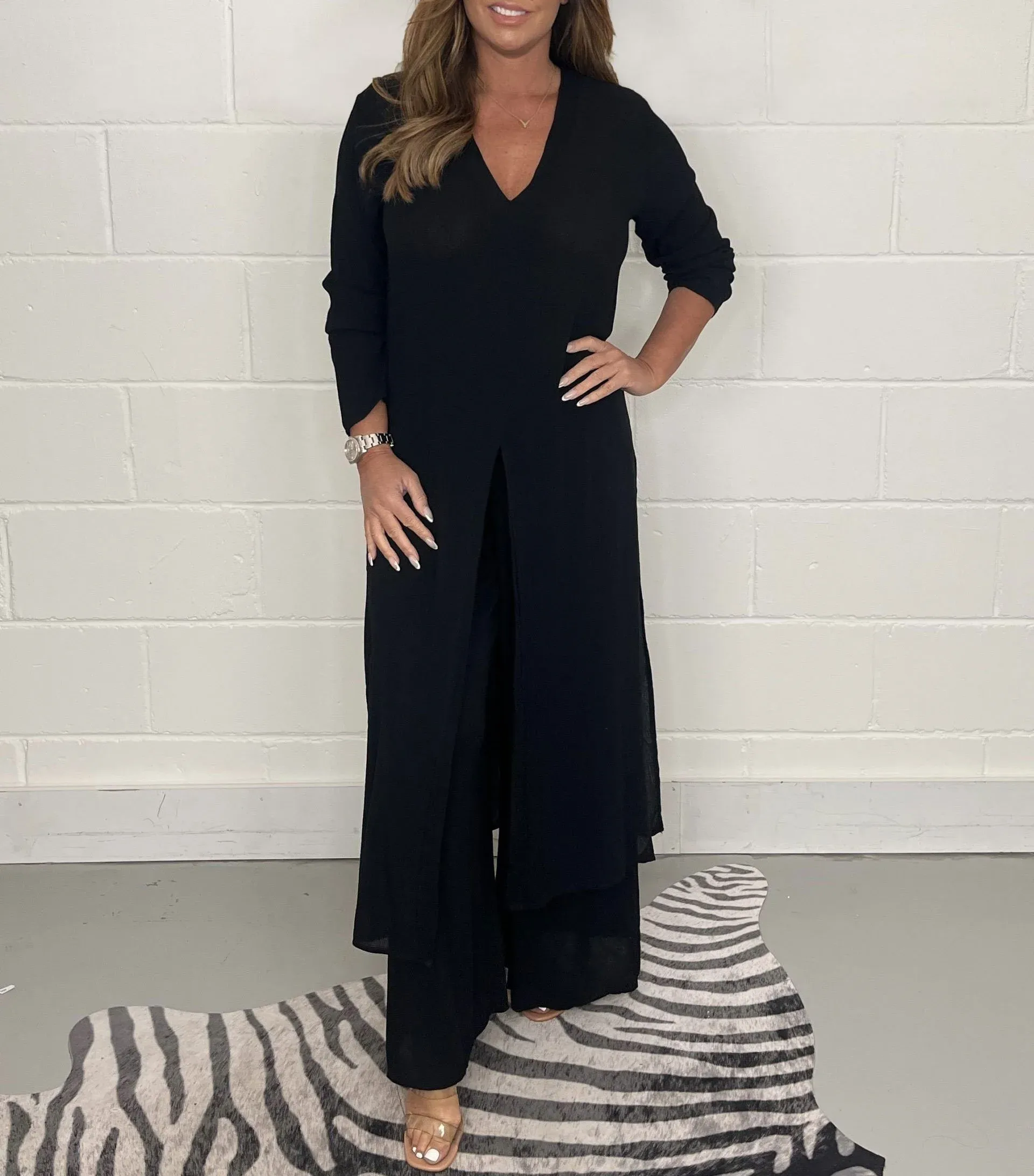 Isabel® | Soft Touch: Long Top And Pants - Image 3