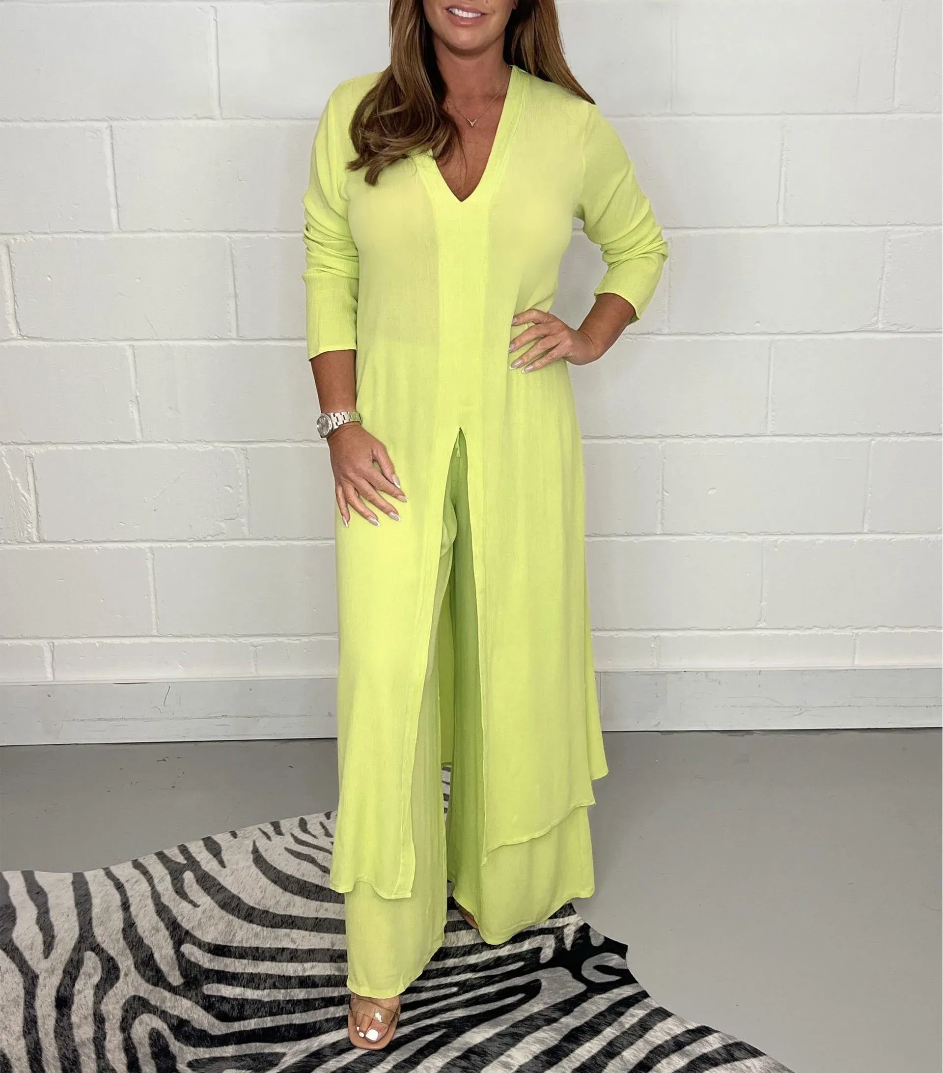Isabel® | Soft Touch: Long Top And Pants - Image 5