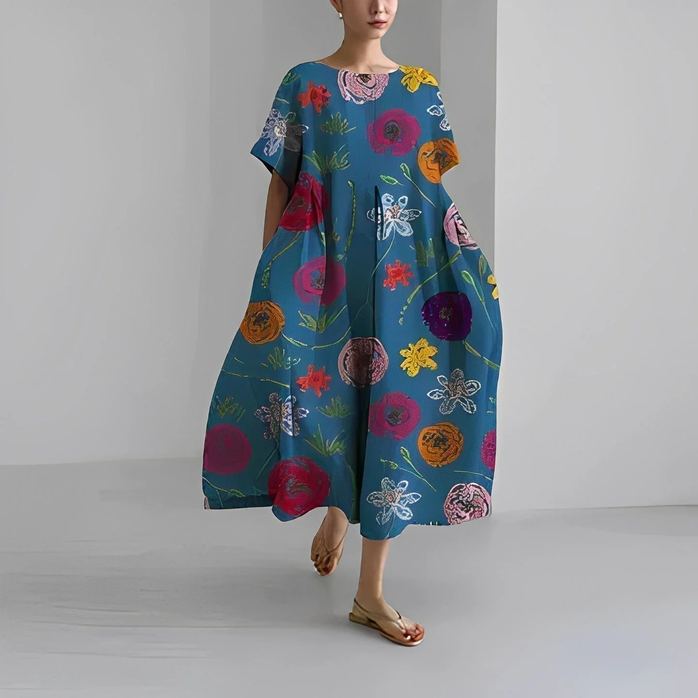 Isabelle® | Women'S Floral Boho Maxi Dress - Image 4