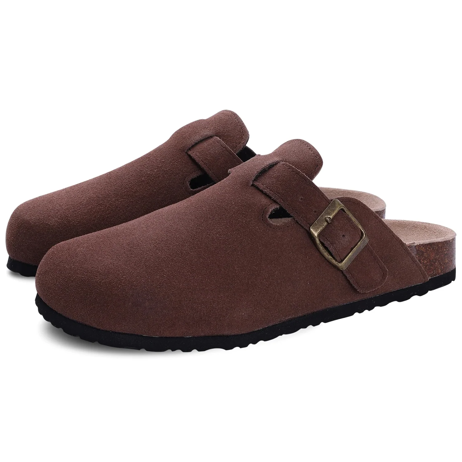 Itzel® | Robust Suede Clogs - Image 5
