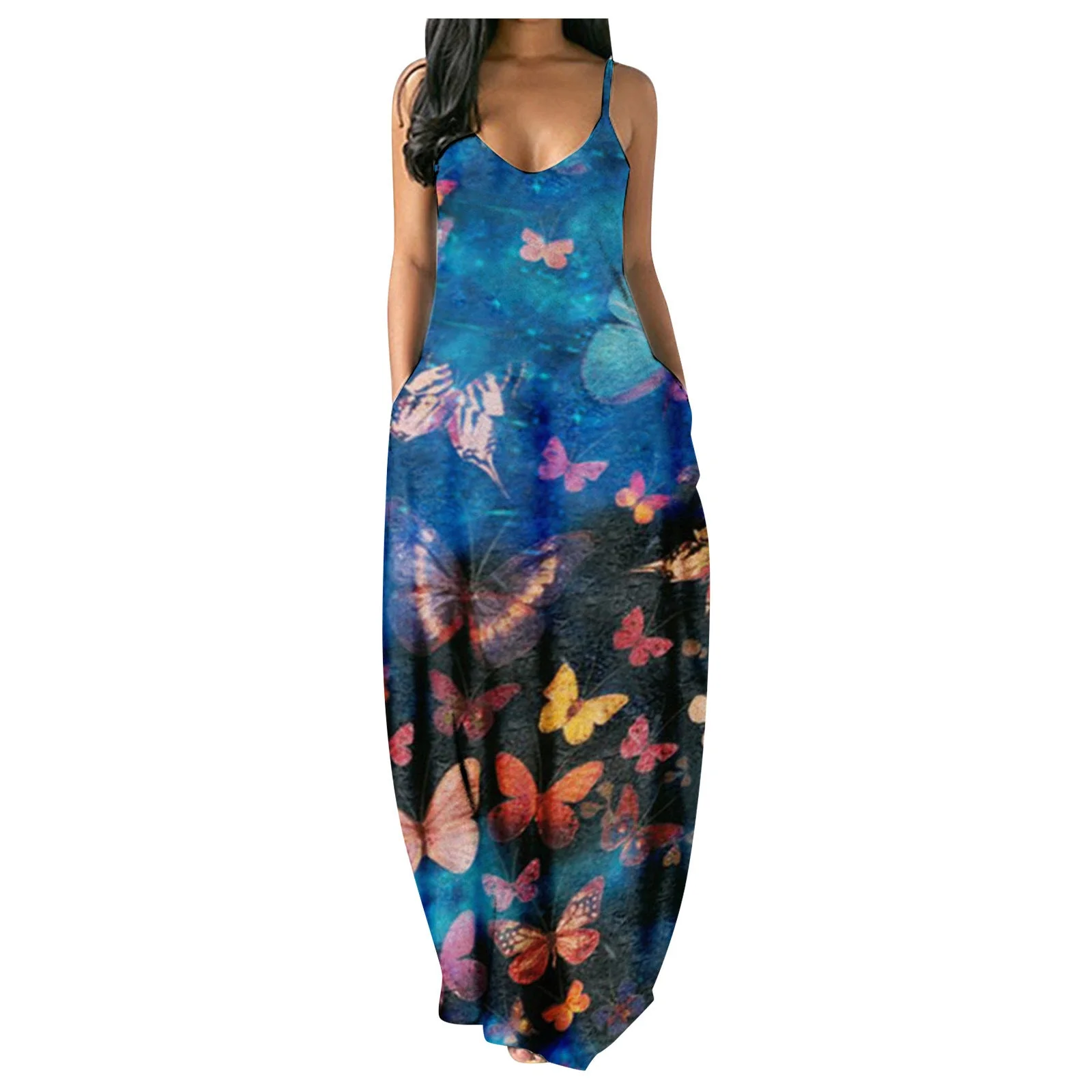 Ivanna® | Women'S Floral Maxi Dress With Adjustable Straps - Image 2