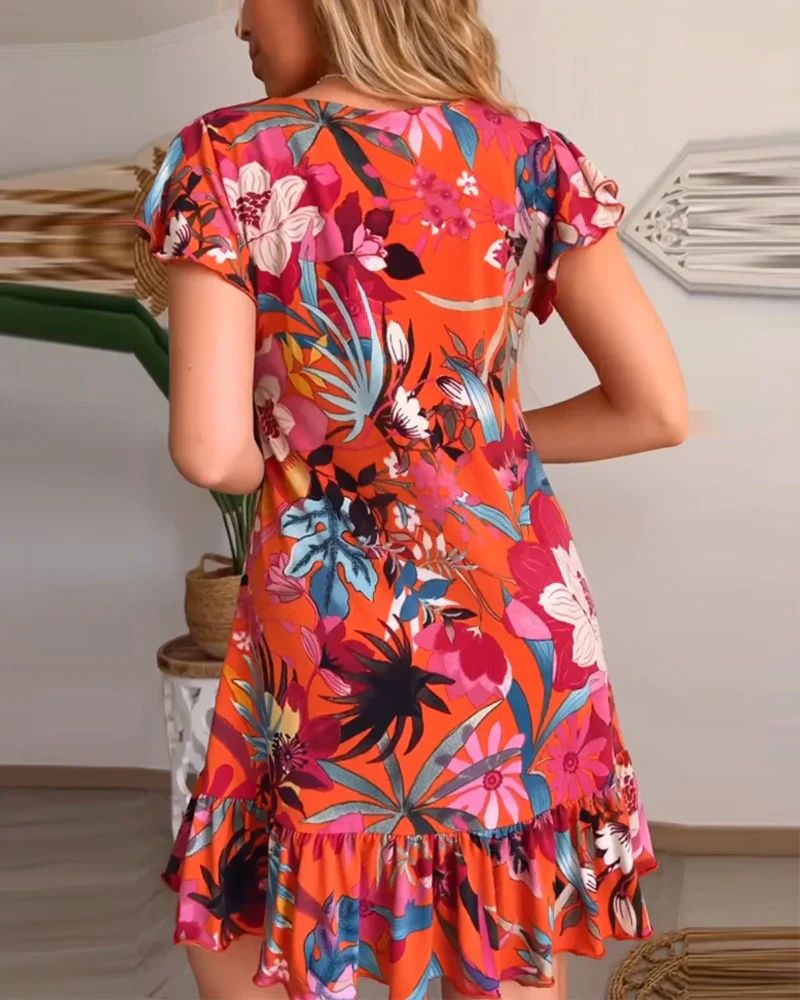 Jacinta® | Light women's summer dress with ruffles - Image 9