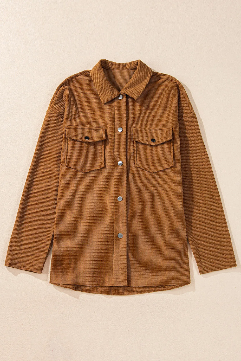 Jacqueline | Long sleeve jacket with pockets and snap buttons - Image 6