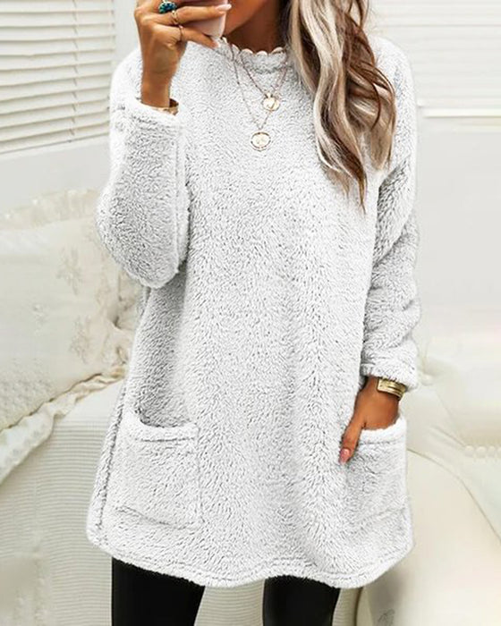 Janine | Casual women's sweater with pockets - Image 5