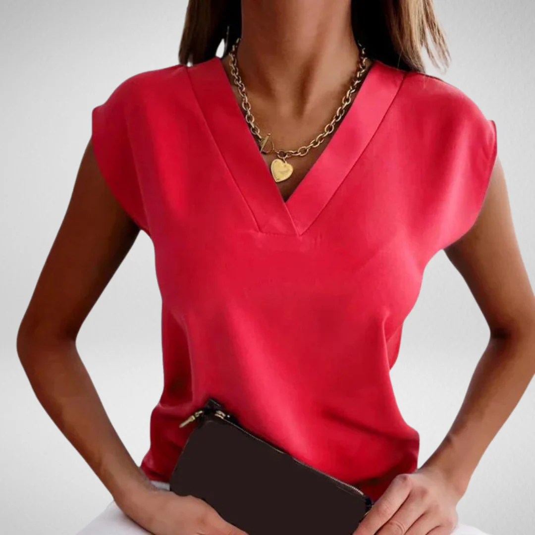 Jara® | V-Neck Blouse - Image 5