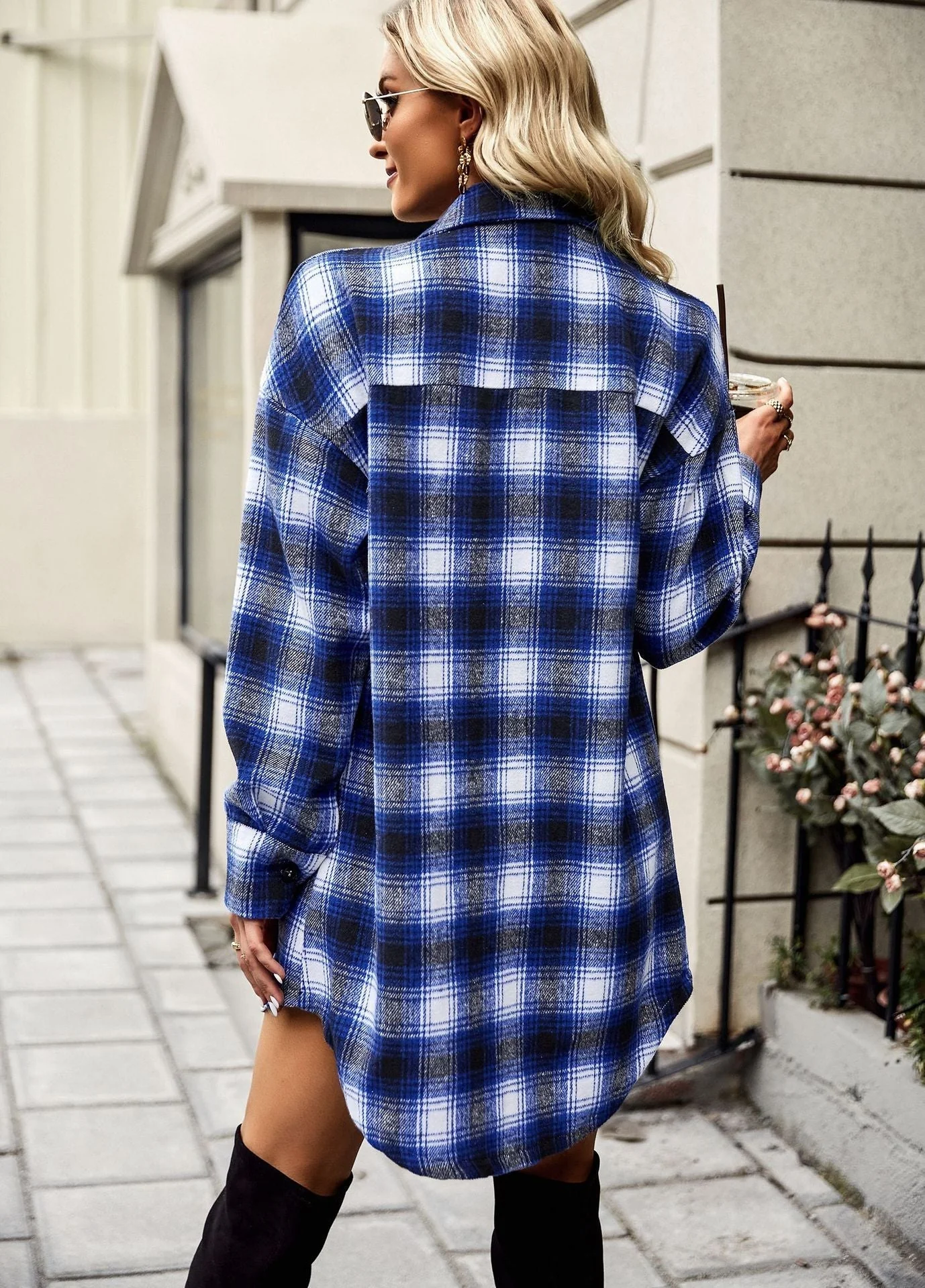 Jazmín® | Blue Long Blouse - Image 4